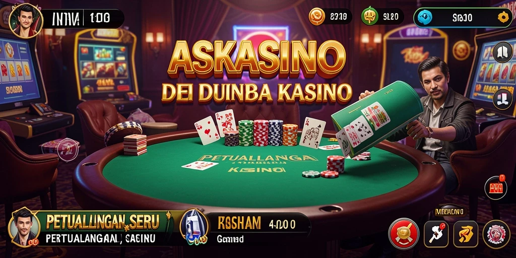 Gameplay petualangan kasino yang mendebarkan di ASKASINO.