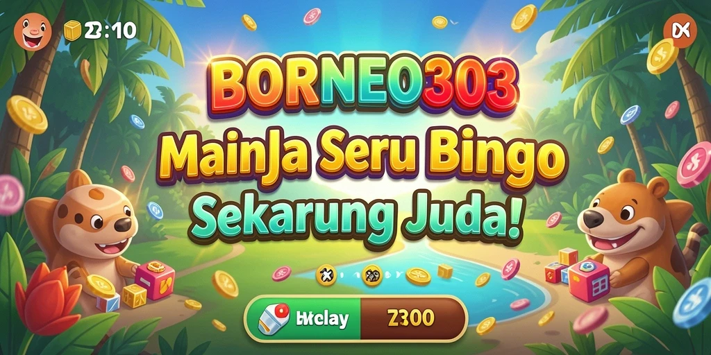 Tampilan gameplay Bingo yang seru dan interaktif dari BORNEO303.