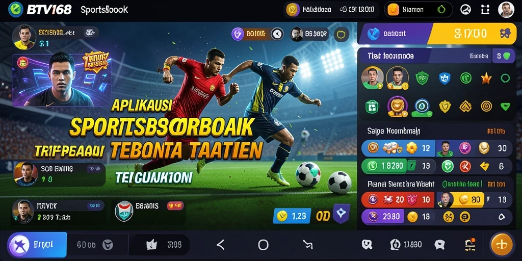 Antarmuka BTV168 yang menarik dan informatif dalam taruhan olahraga.