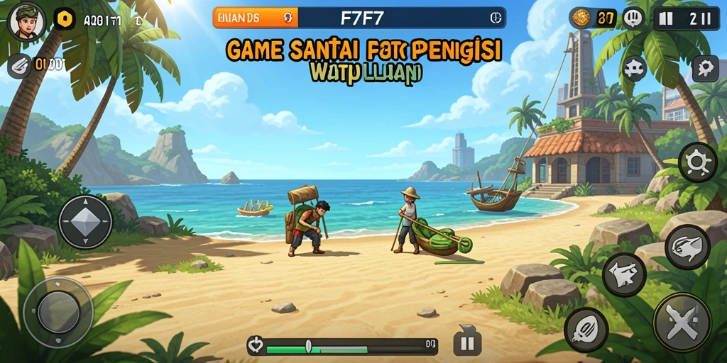 Gameplay F7F7 yang seru dan penuh warna.