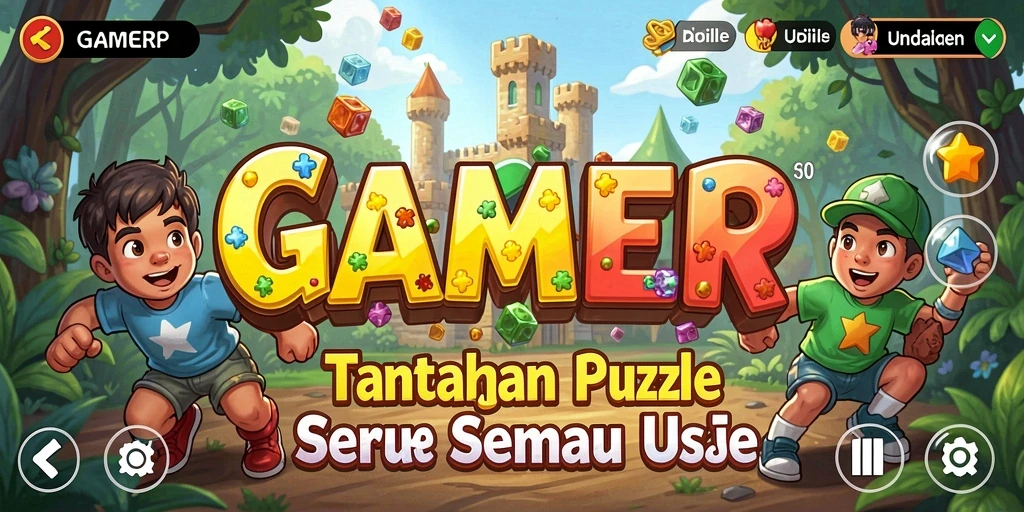 Tampilan gameplay GAMERP yang menarik dan menantang.