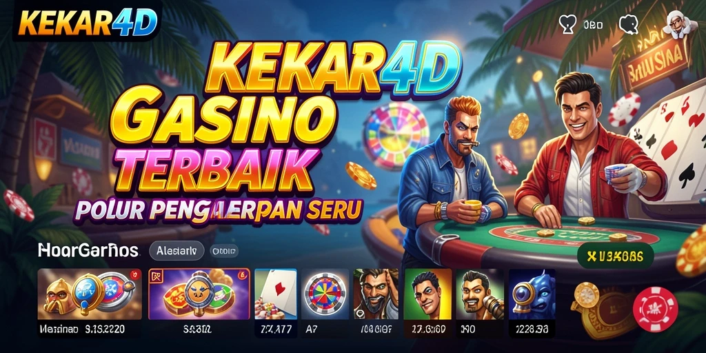 Tampilan gameplay menarik di KEKAR4D dengan berbagai permainan Kasino.
