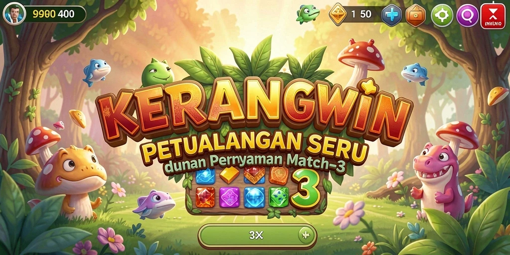 Tampilan gameplay KERANGWIN yang mengasyikkan dan penuh warna.