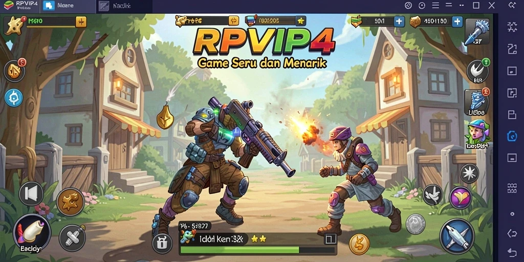 Tampilan gameplay RPVIP4 yang seru dan santai
