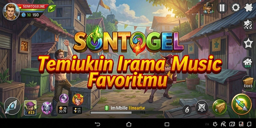 Tangkapan layar gameplay <strong>SONTOGEL</strong> menampilkan pengguna bernyanyi bersama lagu favorit.