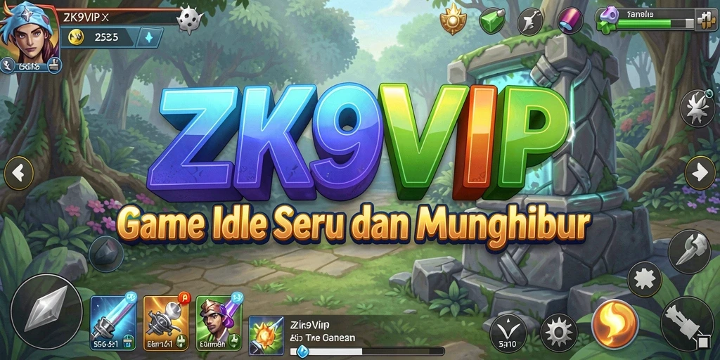 Tampilan gameplay menarik dari ZK9VIP dengan elemen Idle yang menawan.